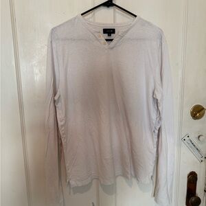 Joe's Jeans Cream Long Sleeve Henley